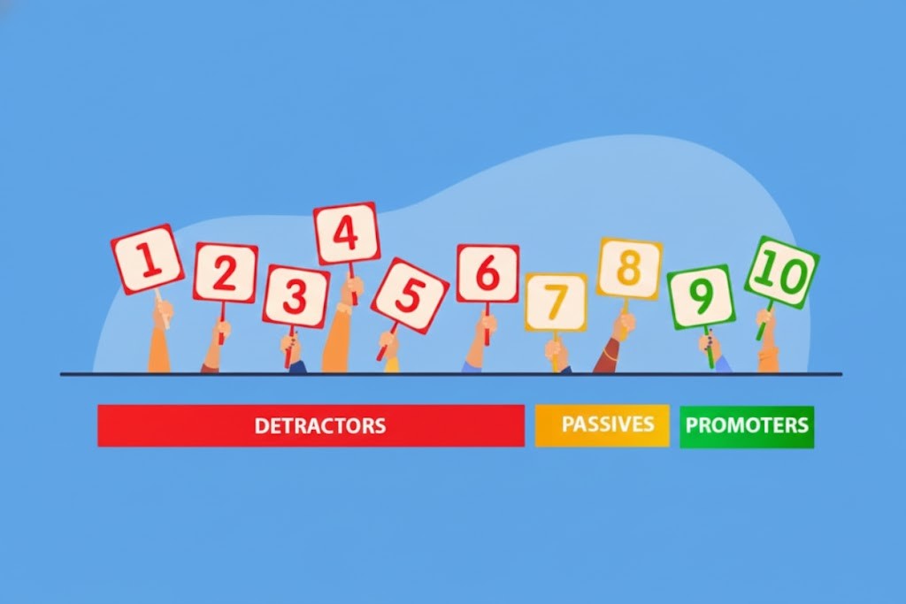 NPS: The One Question That Tells You If Users Actually Like Your Product - Visual guide for Analytics, Guides